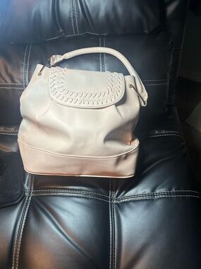 Women's Cream Hobo Handbag - Soft Leather Shoulder Bag